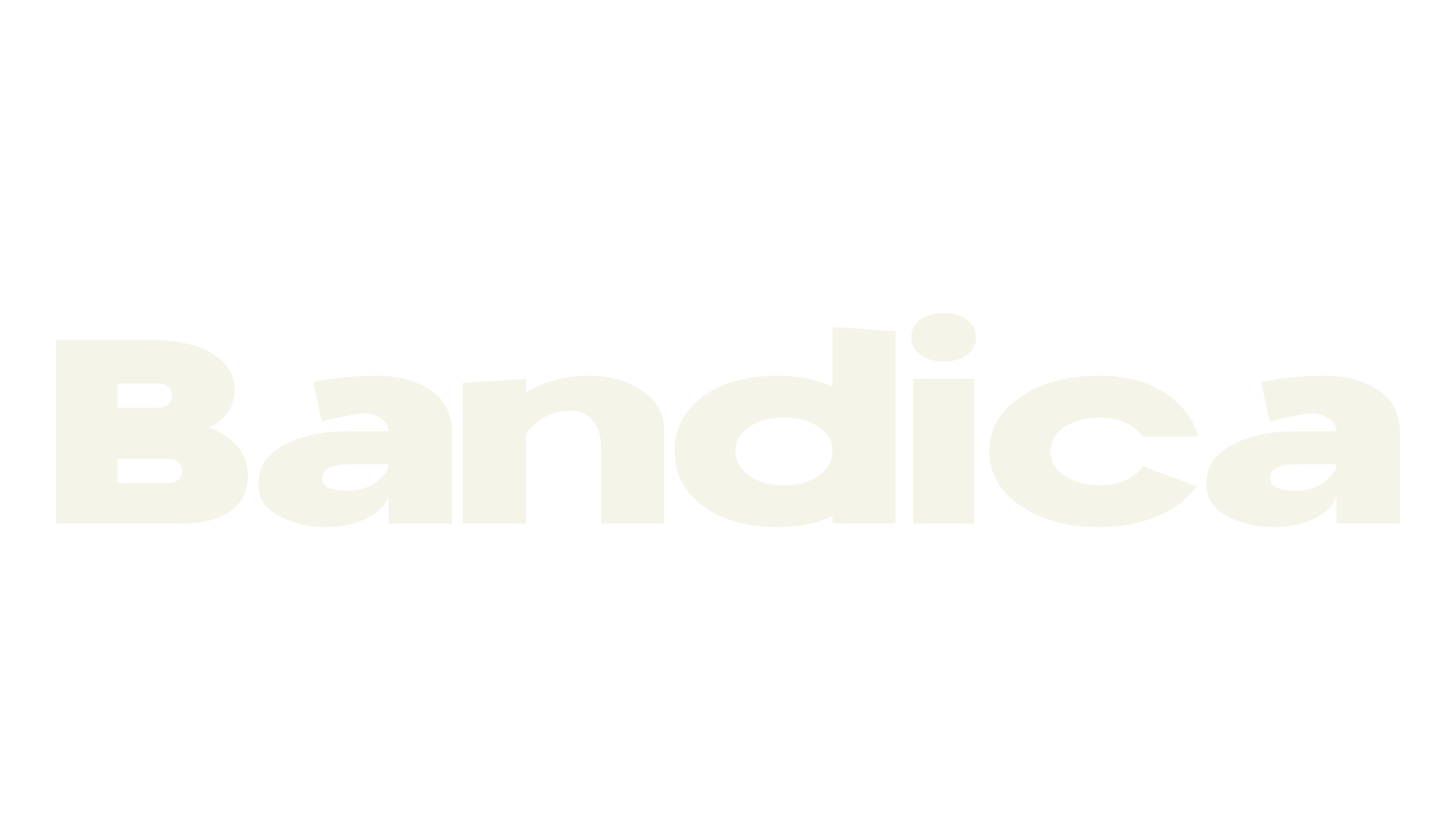 Bandica, bold font preview
