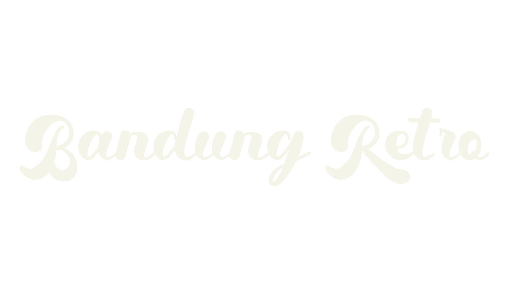 Bandung Retro, calligraphy font preview