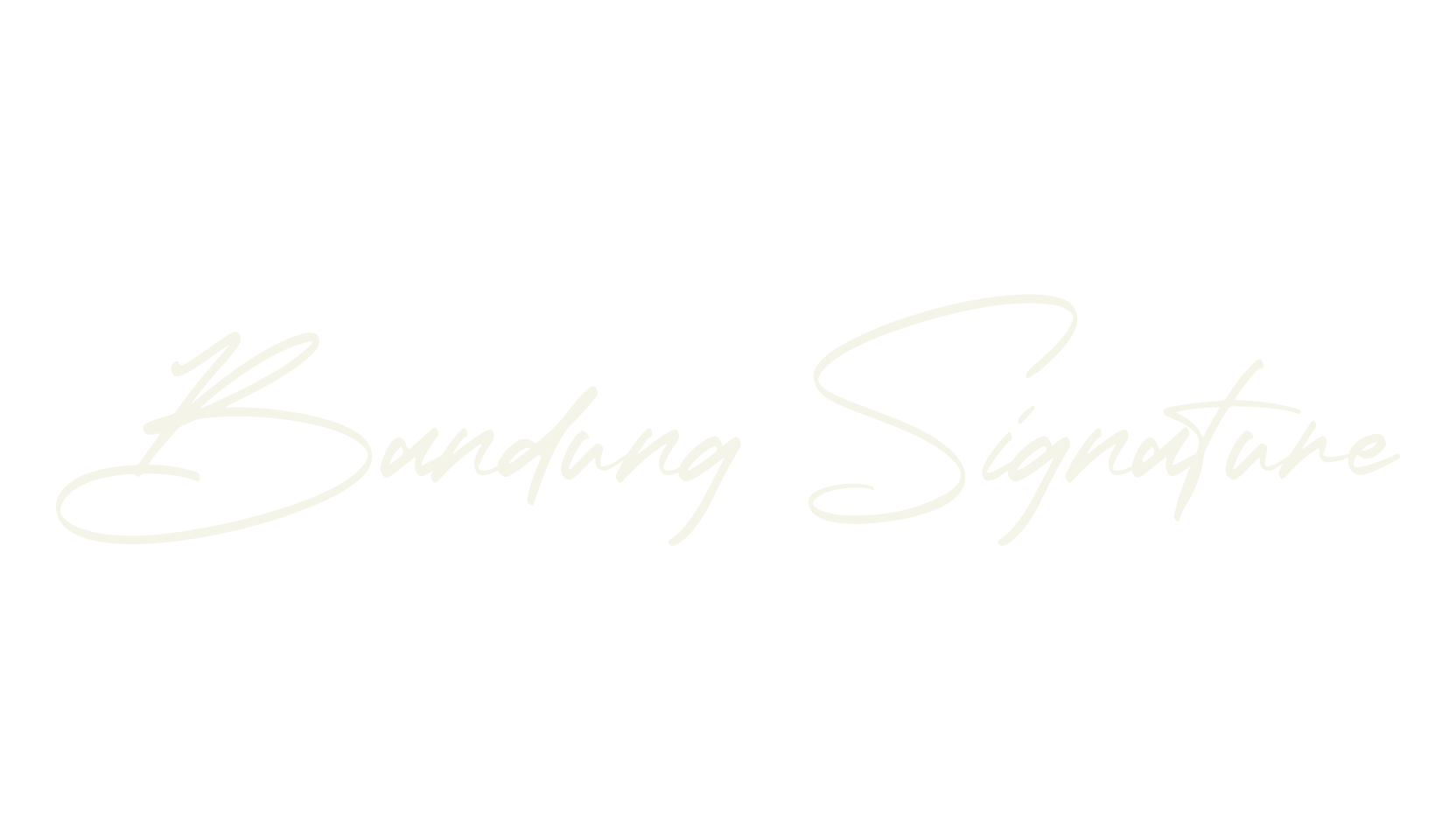 Bandung Signature, display font preview
