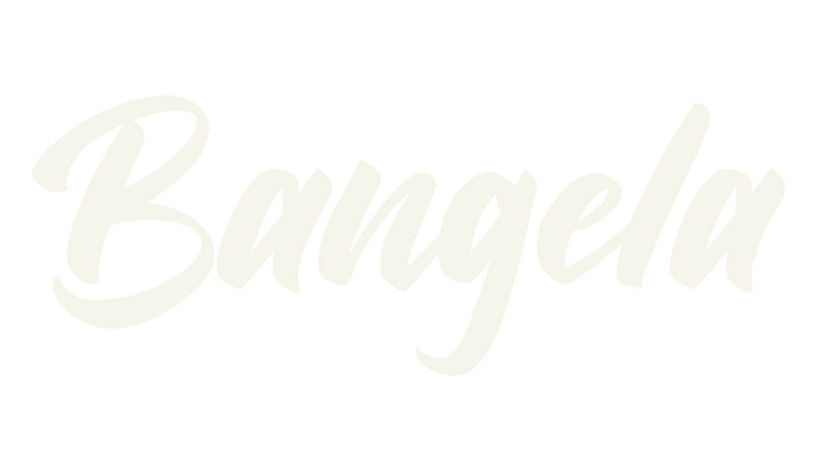 Bangela, calligraphy font preview