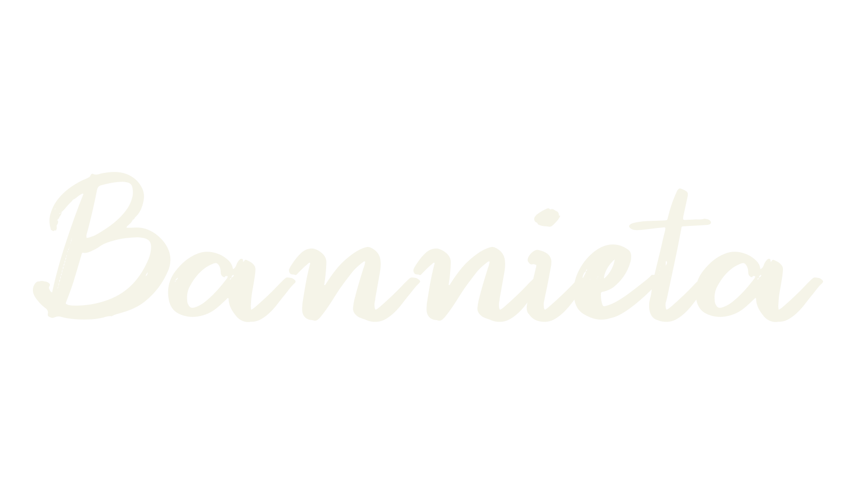 Bannieta, calligraphy font preview