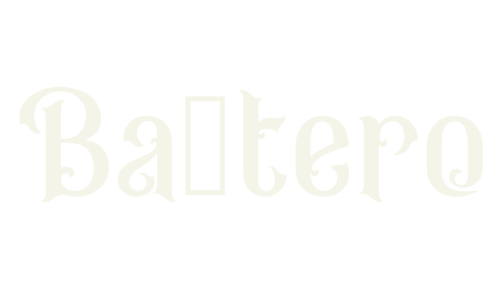 Bantero, vintage font preview