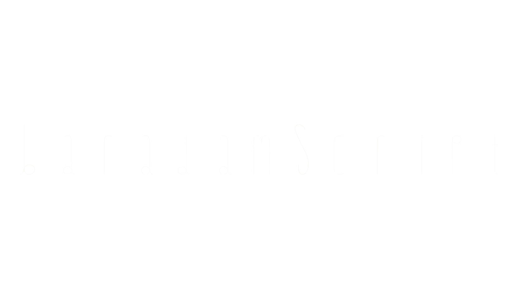 BaradamScript, sans serif font preview