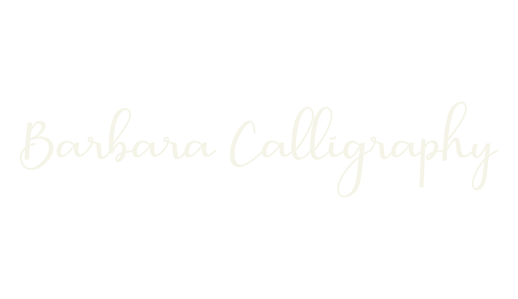 Barbara Calligraphy, cute font preview