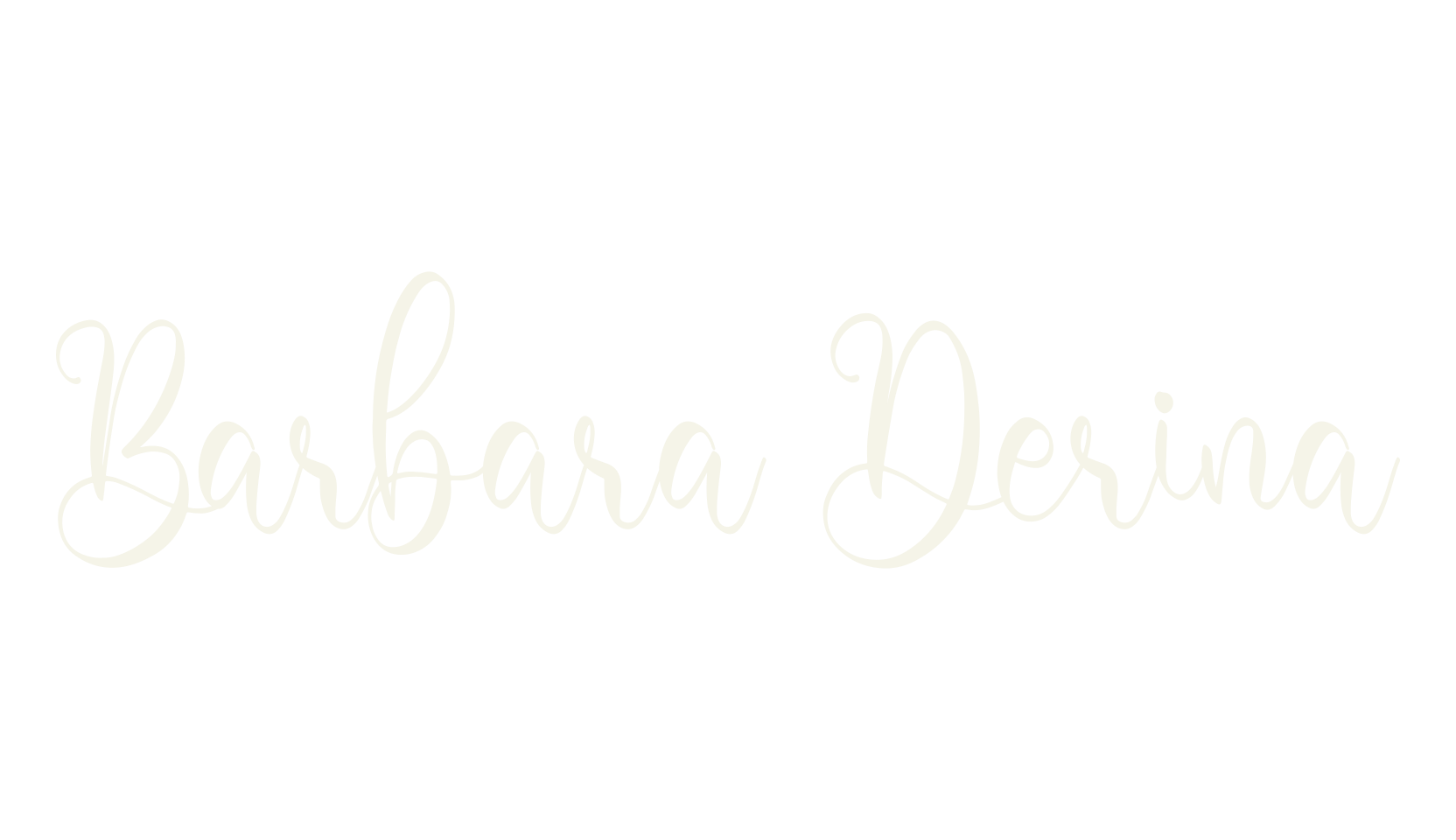 Barbara Derina, script font preview