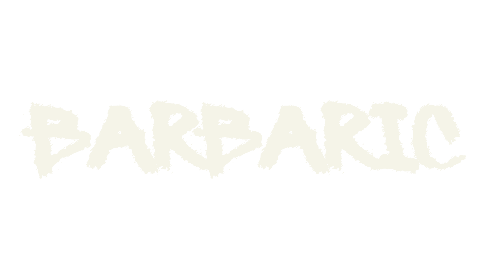 Barbaric, display market font preview