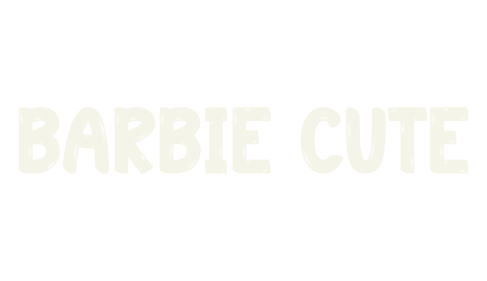 Barbie Cute, valentine font preview