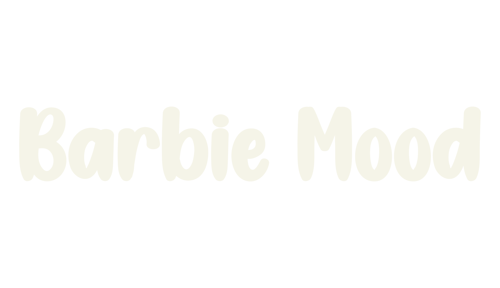 Barbie Mood, handwriting font preview
