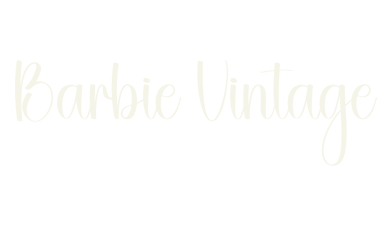 Barbie Vintage, calligraphy font preview