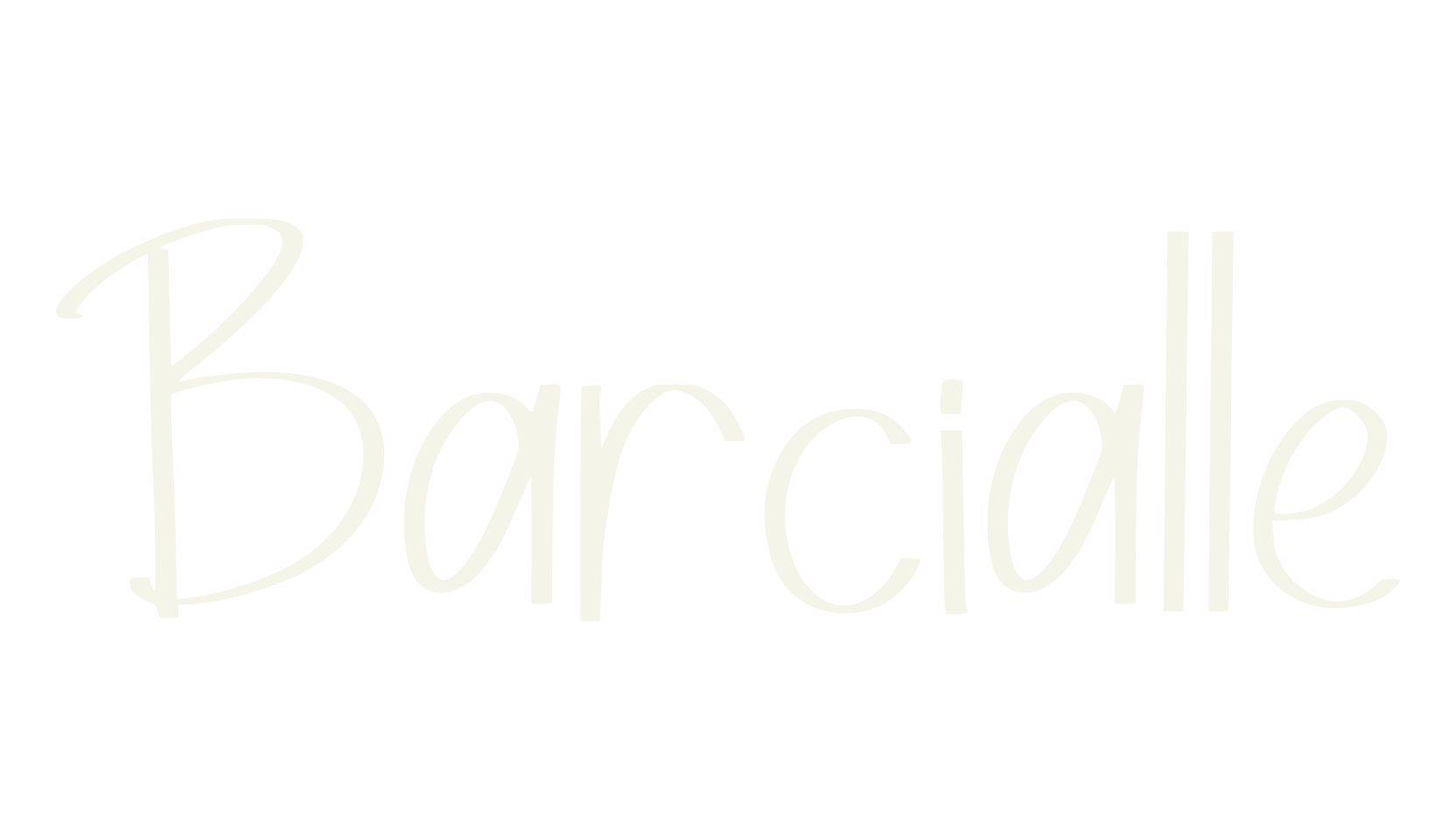 Barcialle, birthday font preview