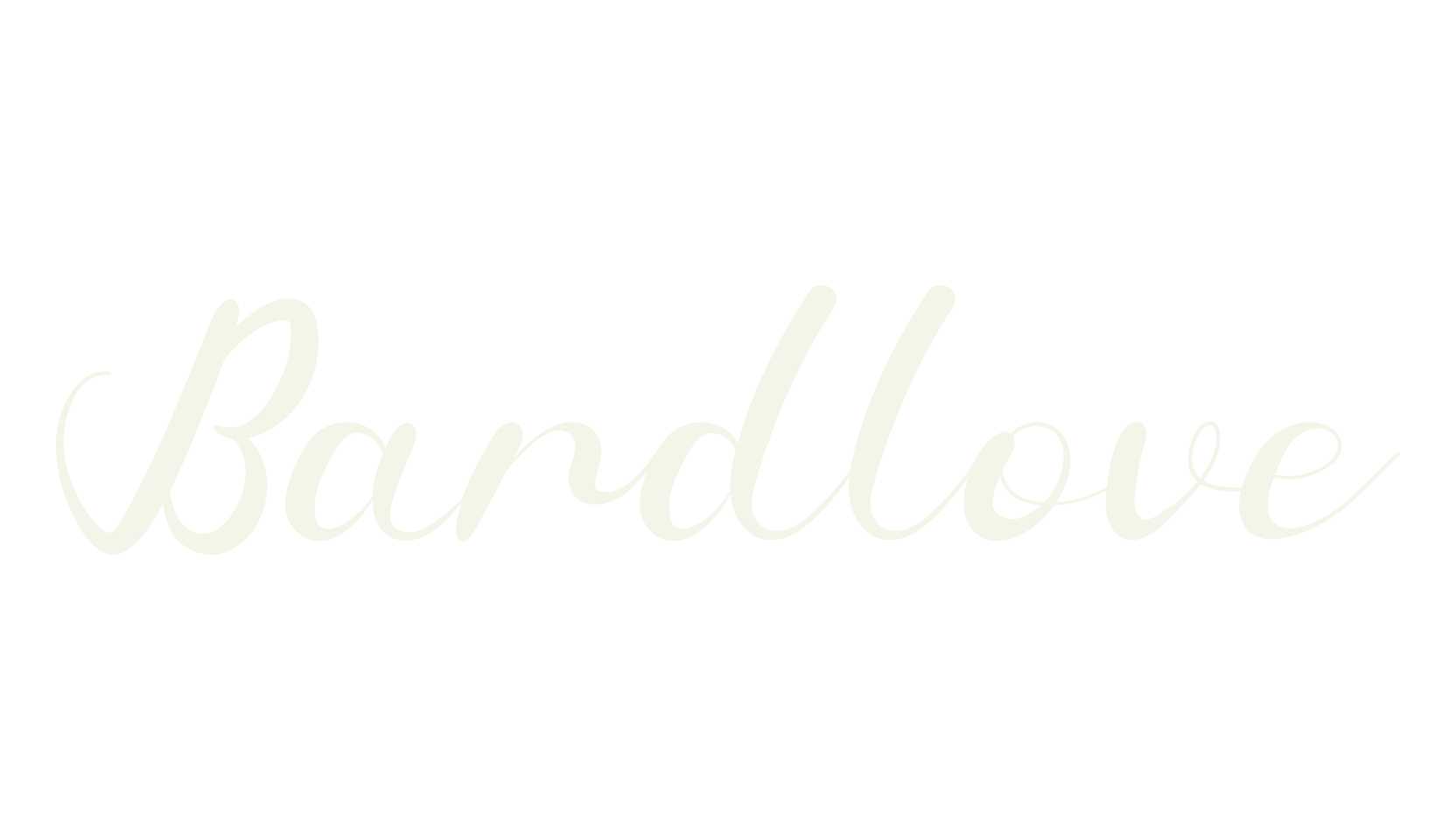 Bardlove, elegant font preview
