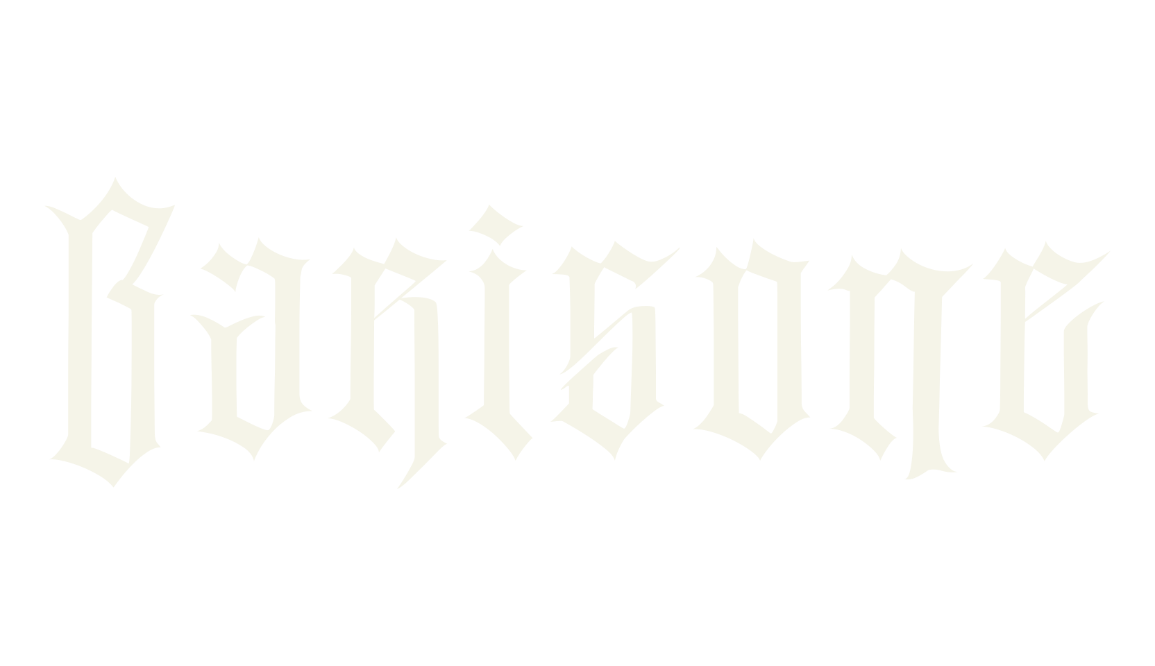Barisone, blackletter font preview