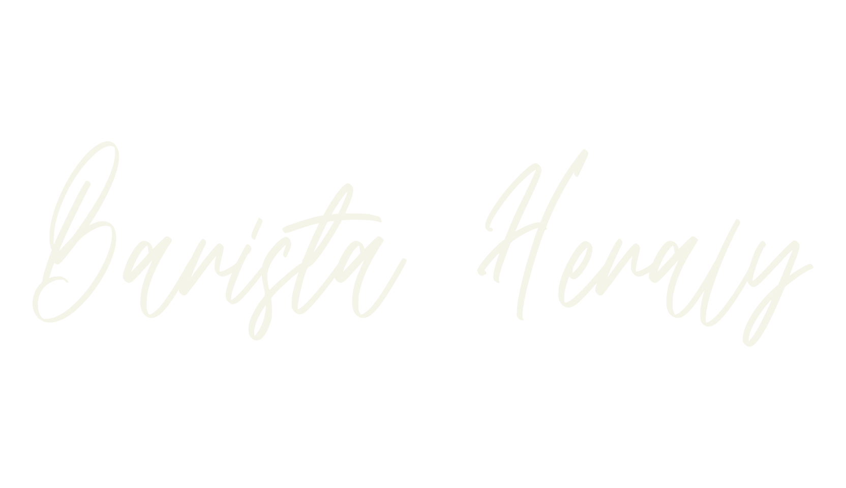 Barista Heraly, whimsical font preview