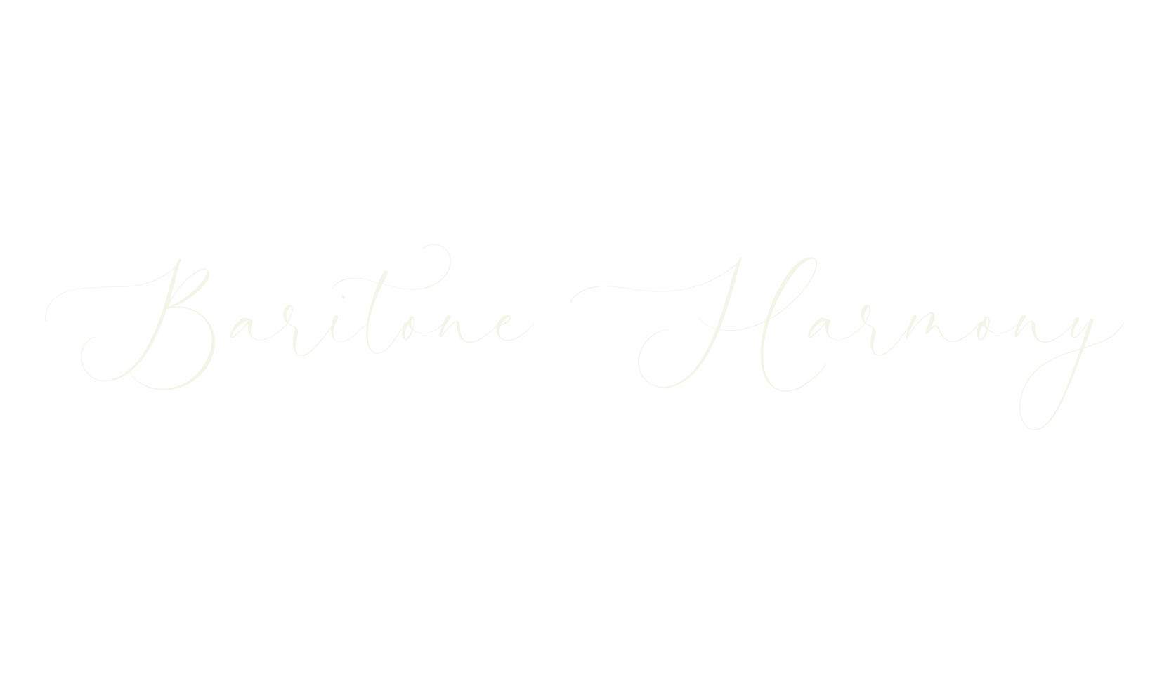 Baritone Harmony, calligraphy font preview