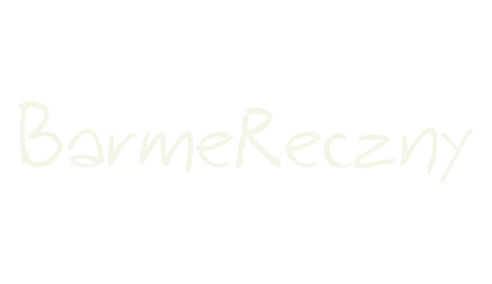 BarmeReczny, handwriting font preview