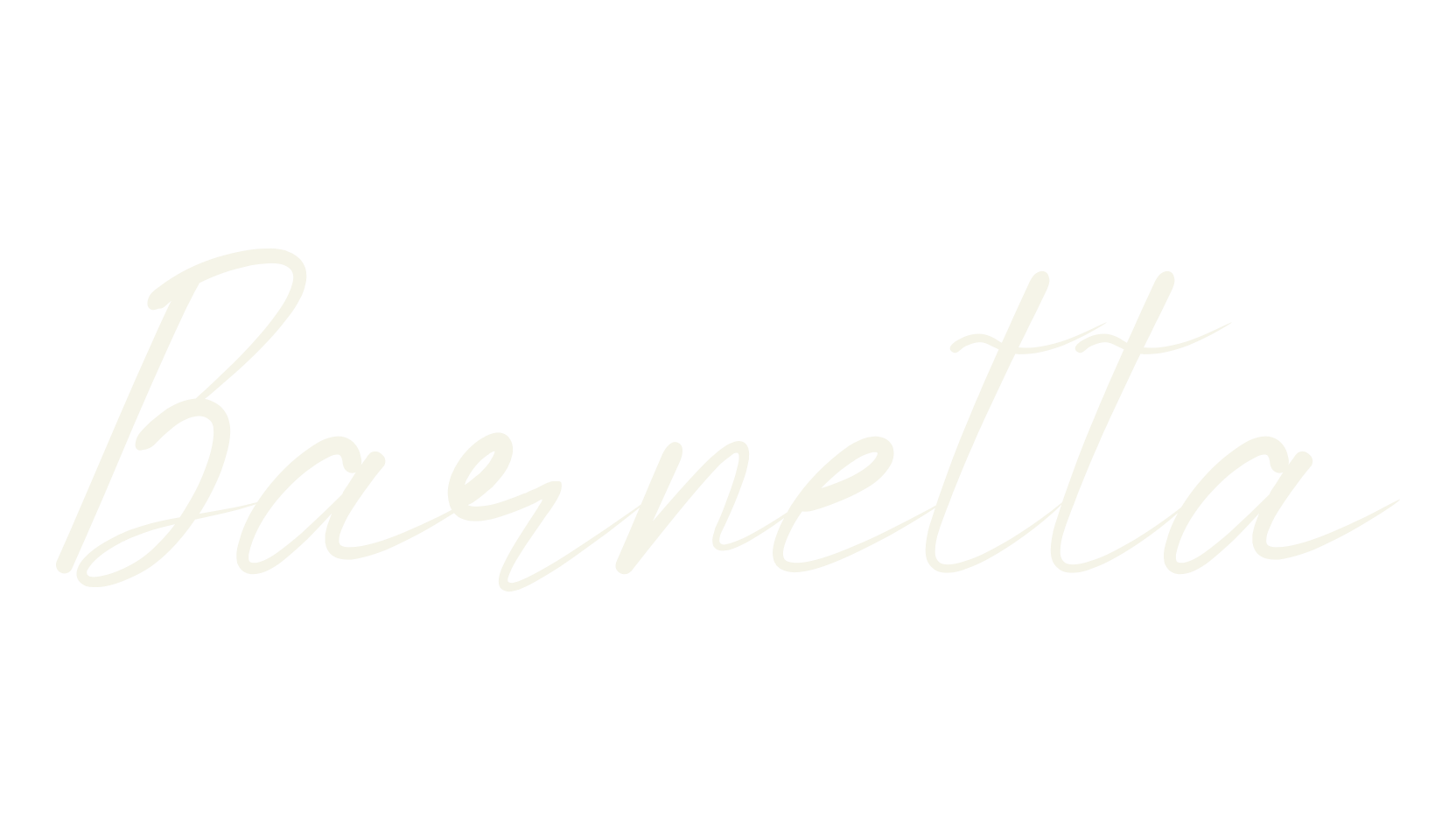 Barnetta, cursive font preview
