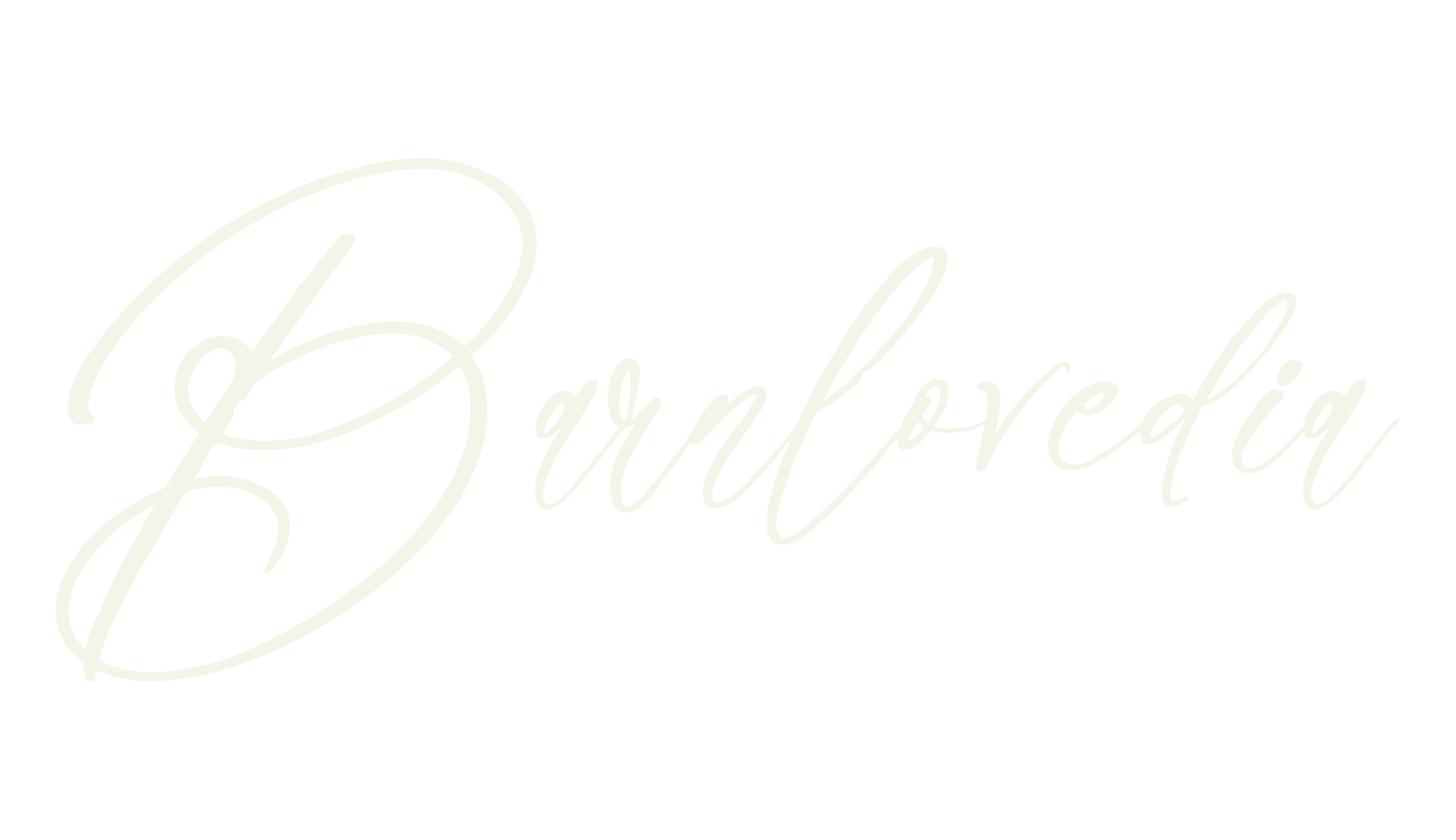 Barnlovedia, script font preview