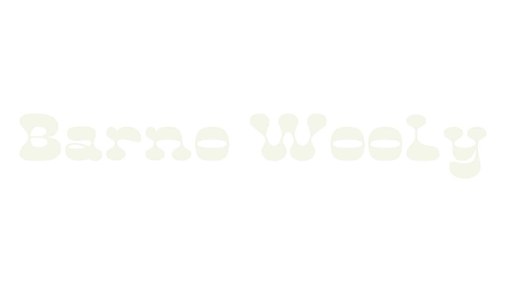 Barno Wooly, cute font preview