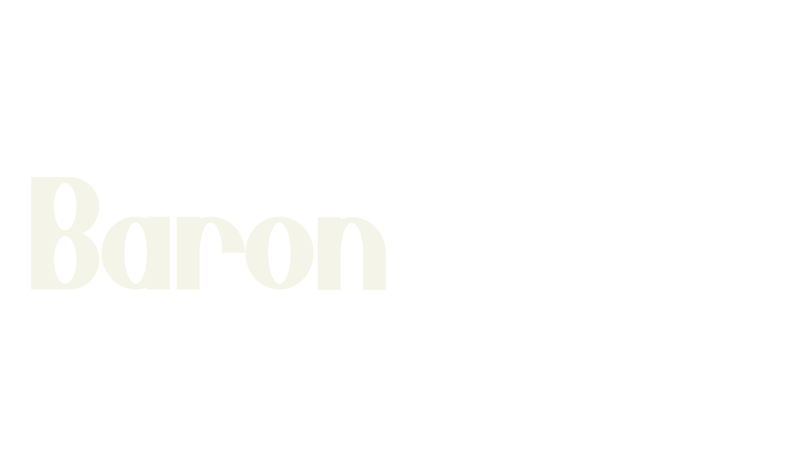 Baron Nonea, sans serif font preview