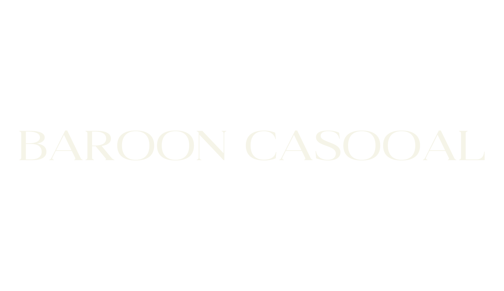 Baroon Casooal, serif font preview