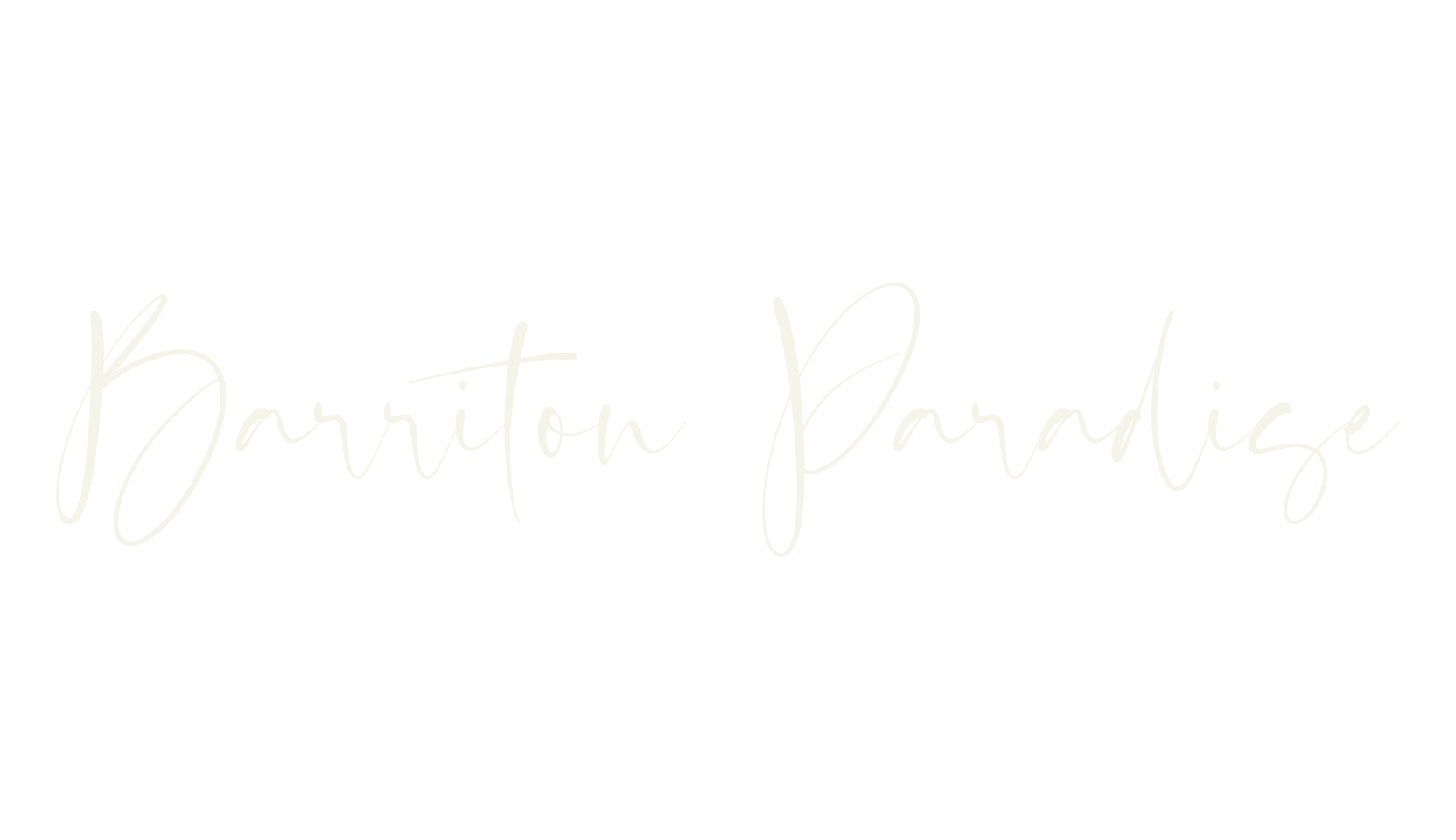Barriton Paradise, calligraphy font preview