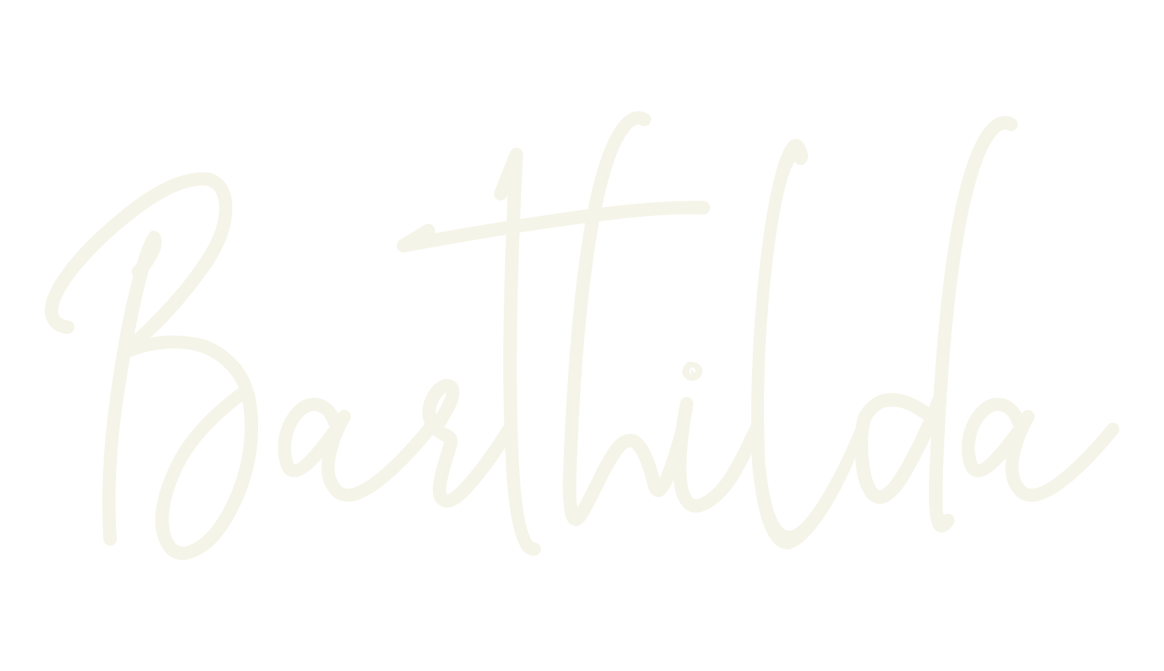 Barthilda, girly font preview