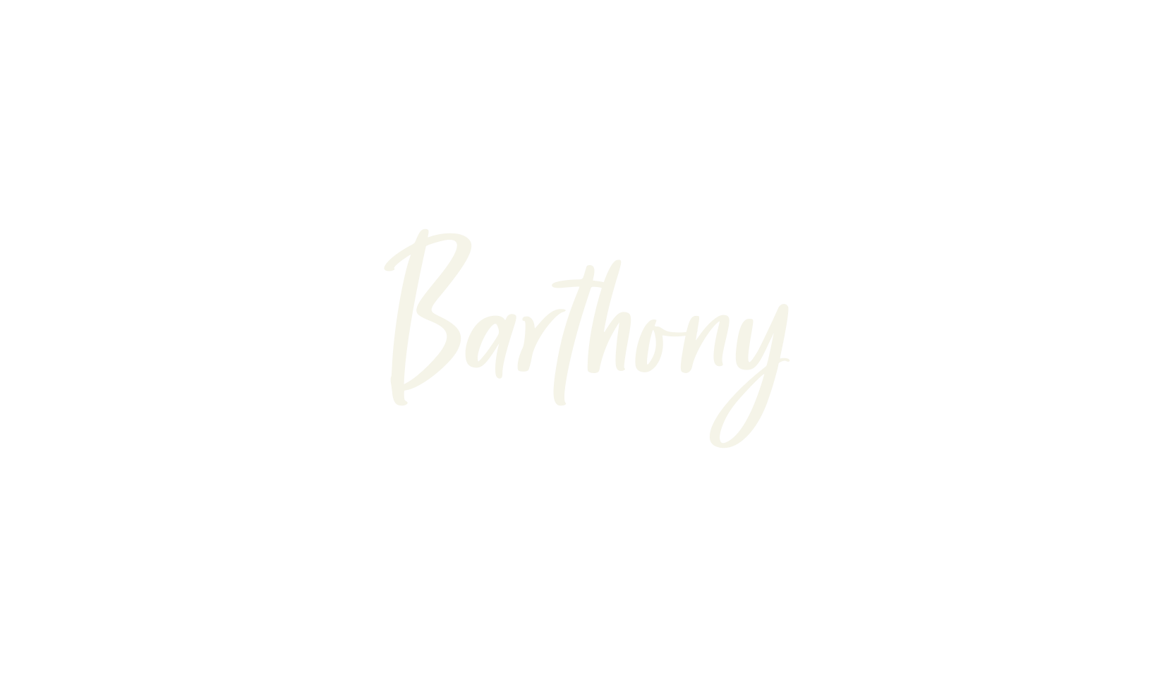 Barthony, fashion script font preview