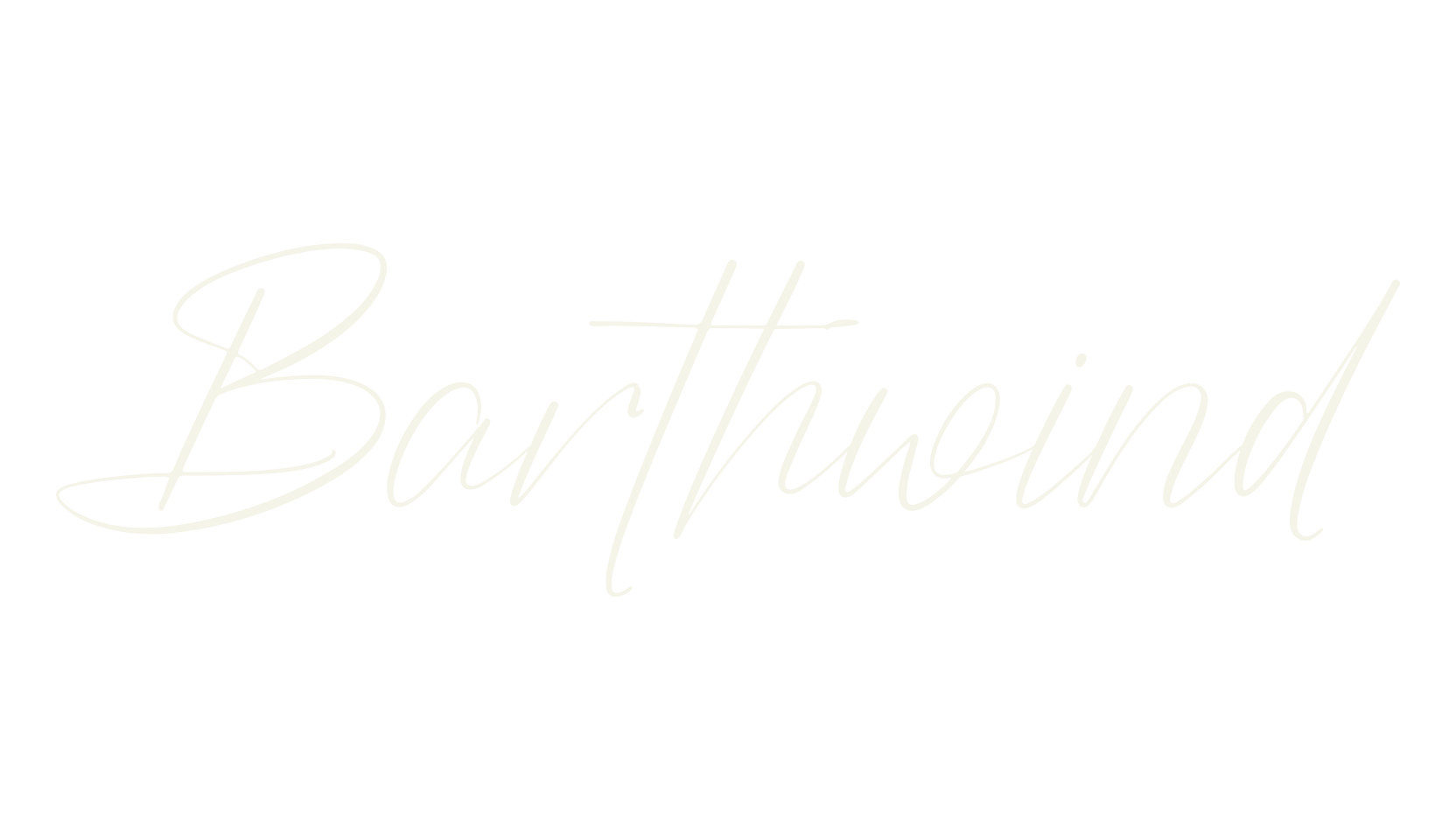 Barthwind, script font preview