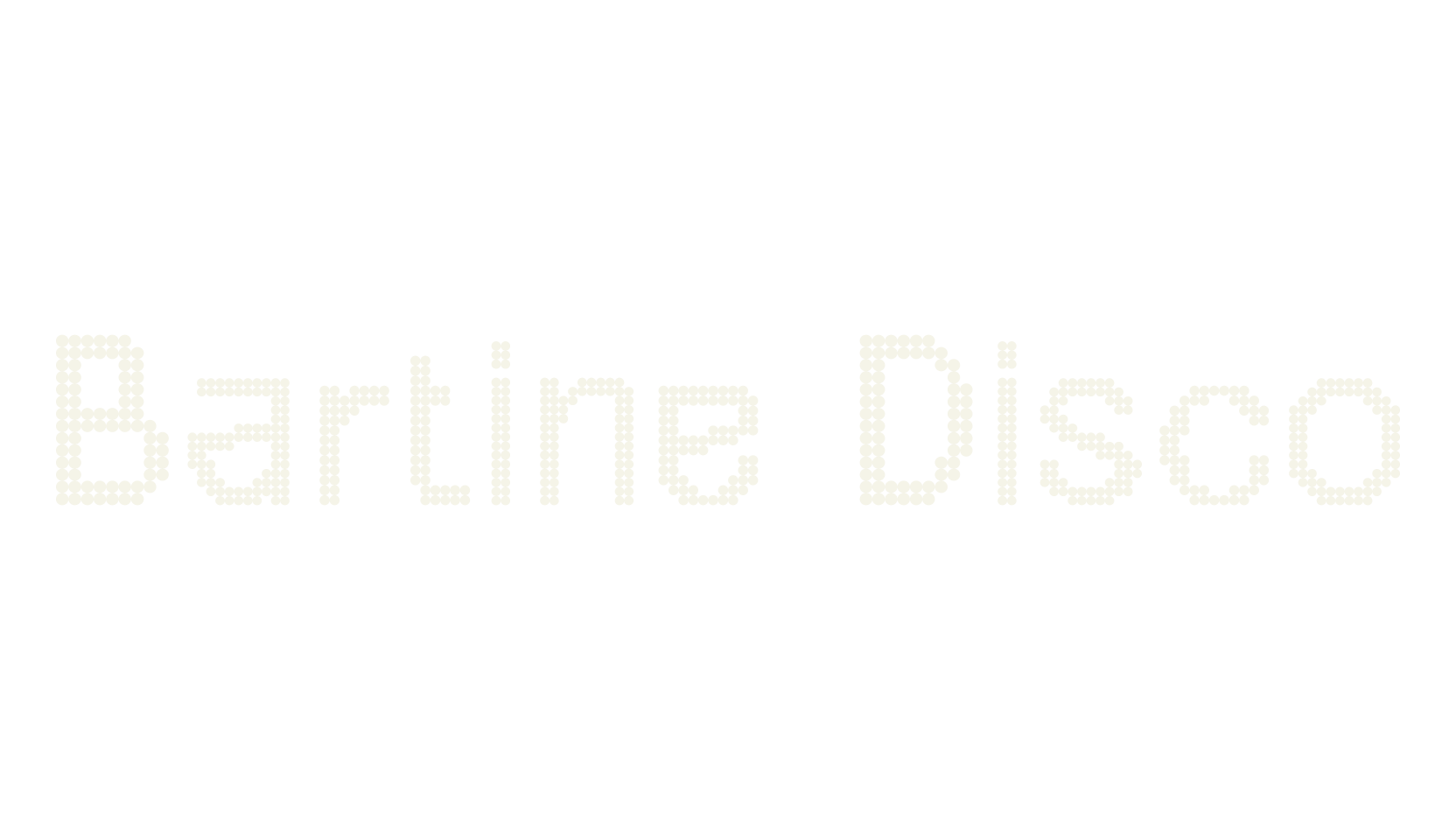 Bartine Disco, disco font preview