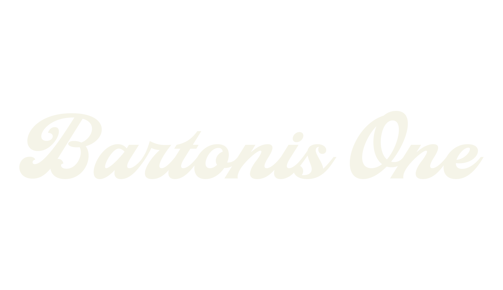 Bartonis One, calligraphy font preview