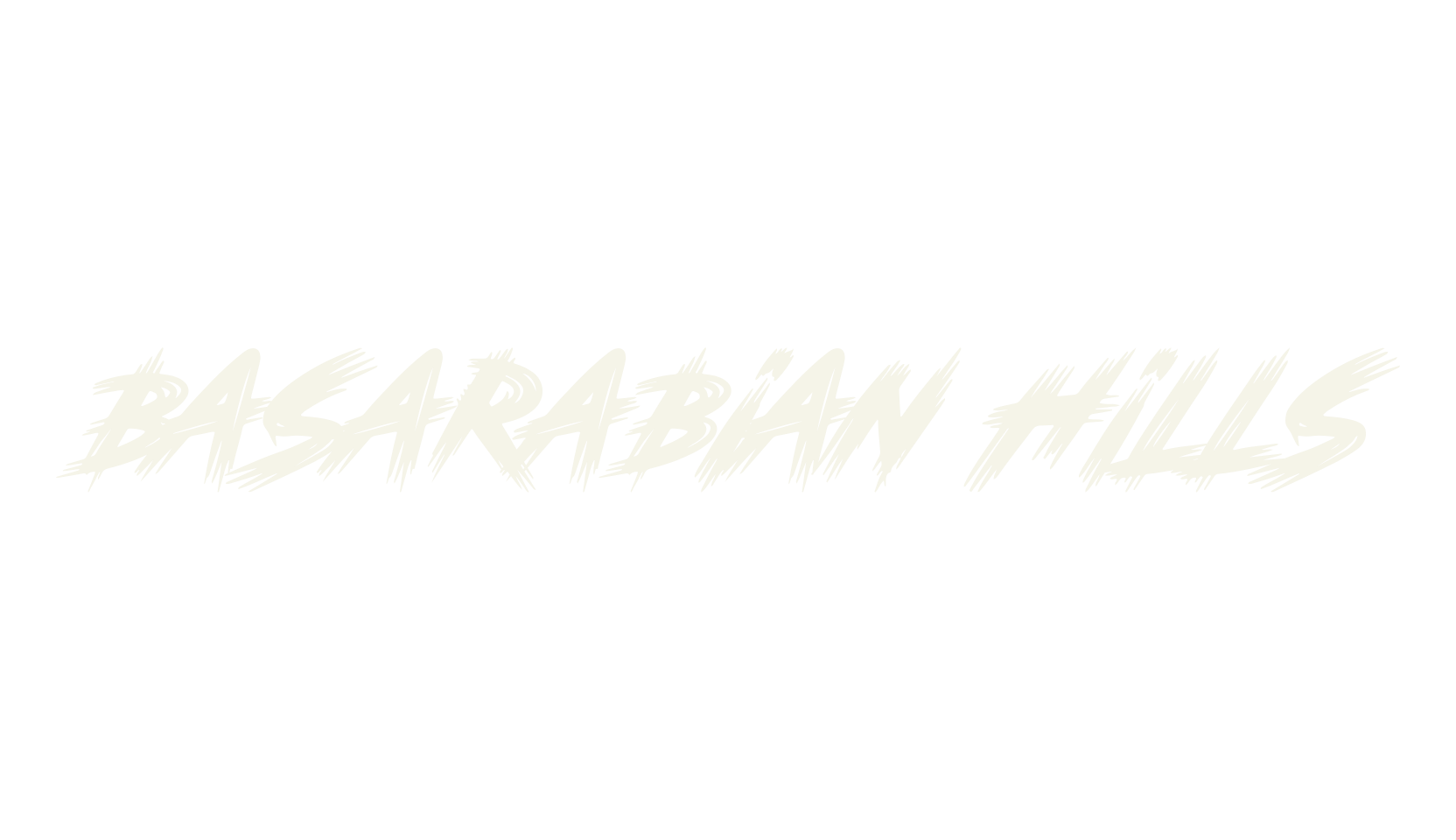 Basarabian Hills, brush font preview