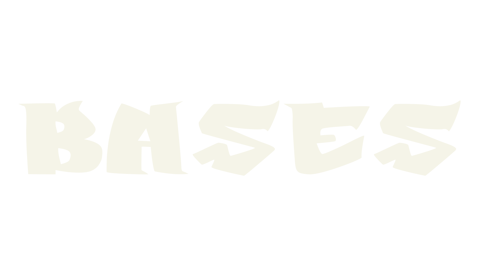 BASES, graffiti font preview