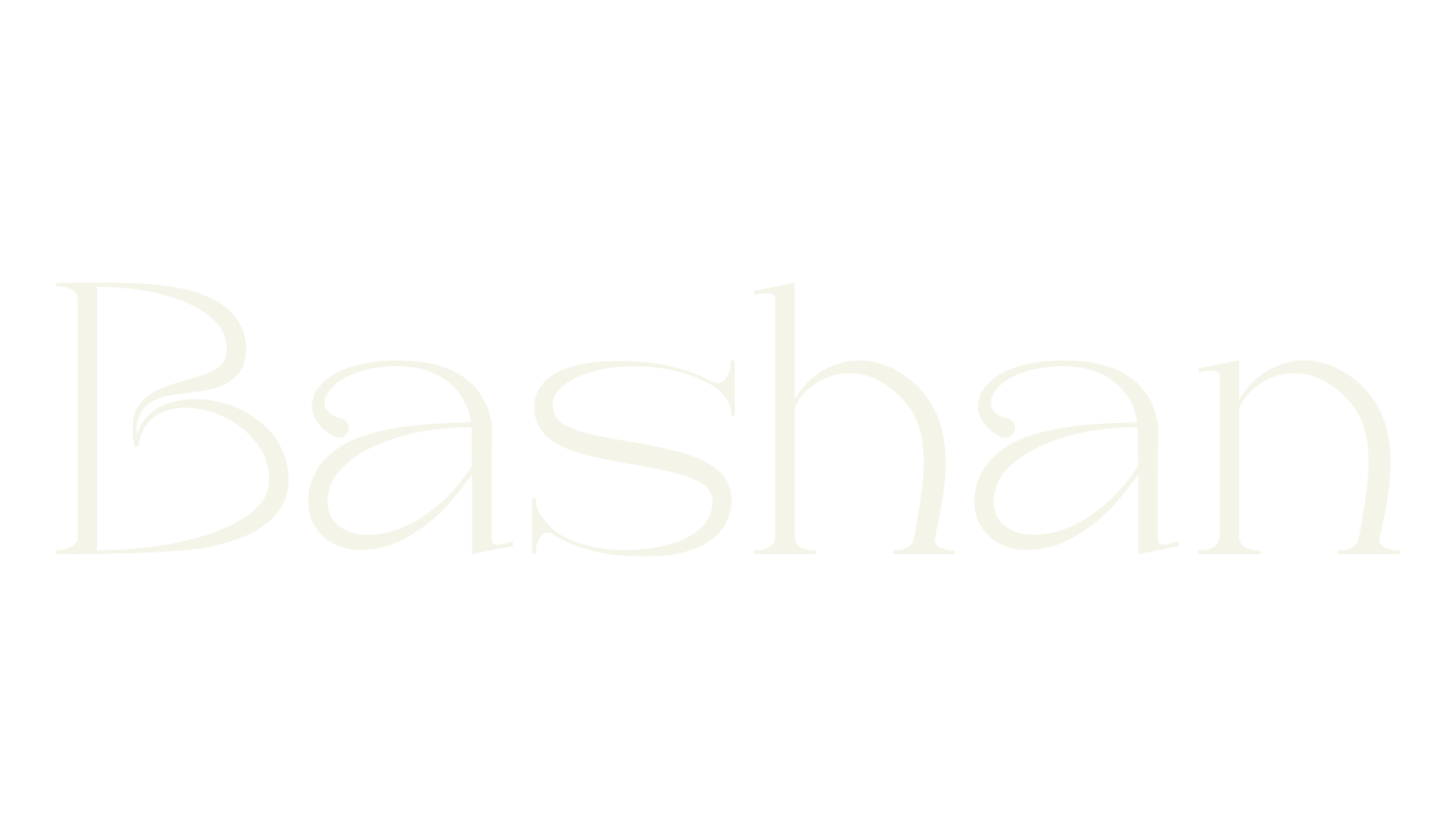 Bashan, vintage font preview