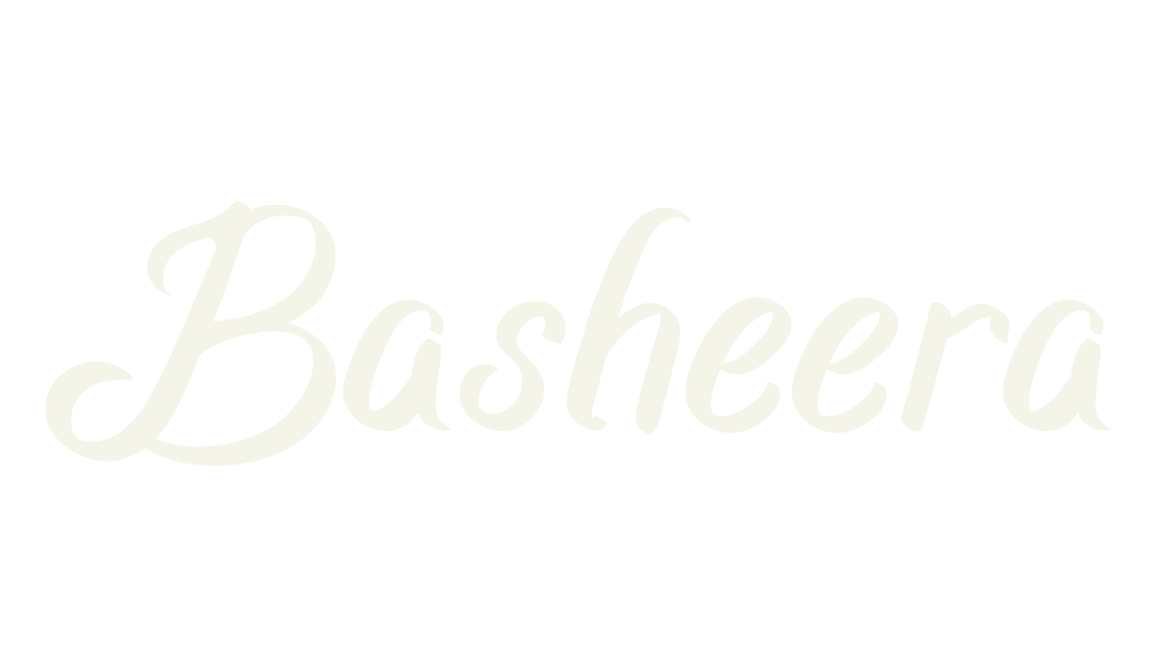 Basheera, handwriting font preview
