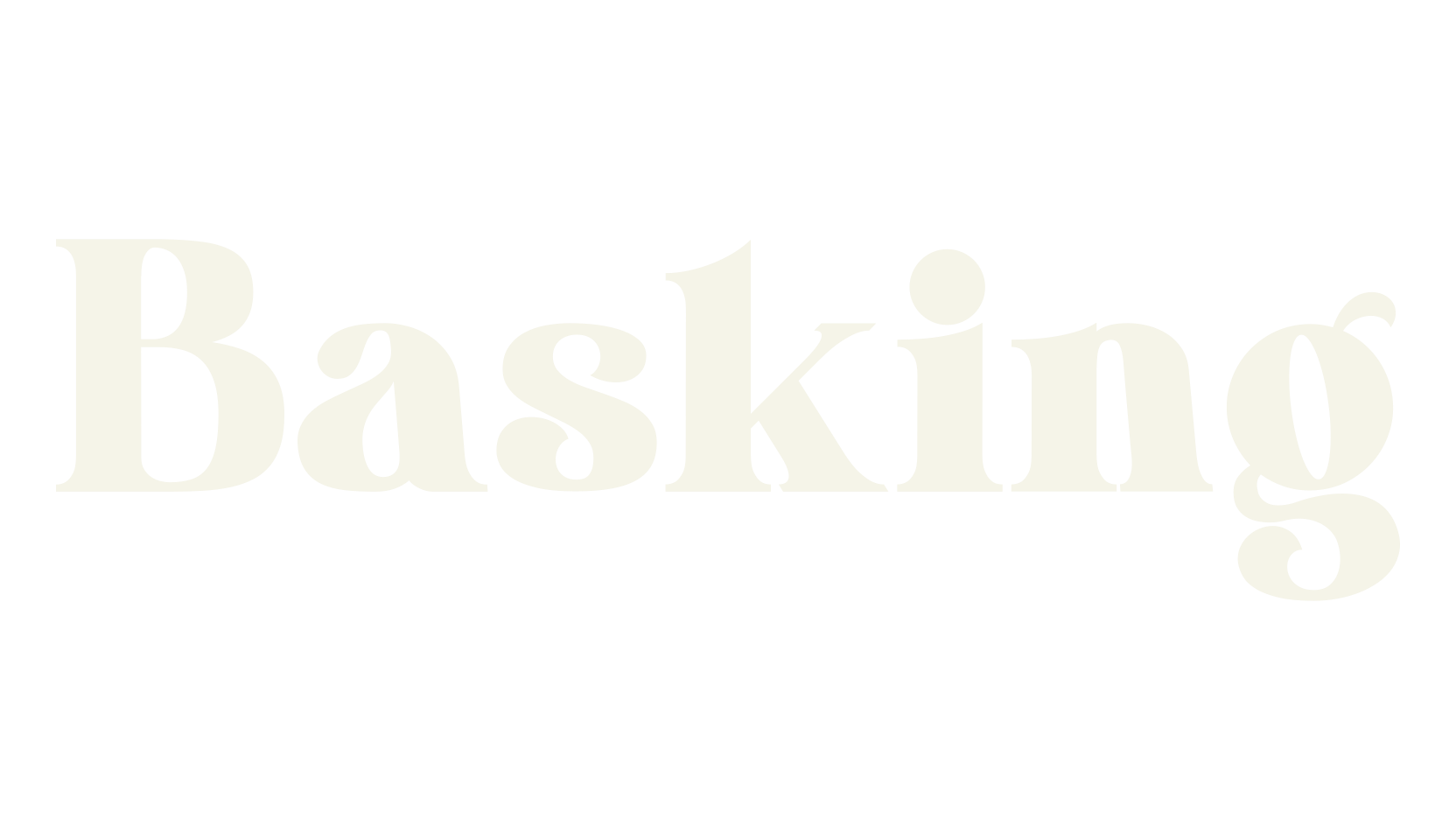 Basking, serif font preview