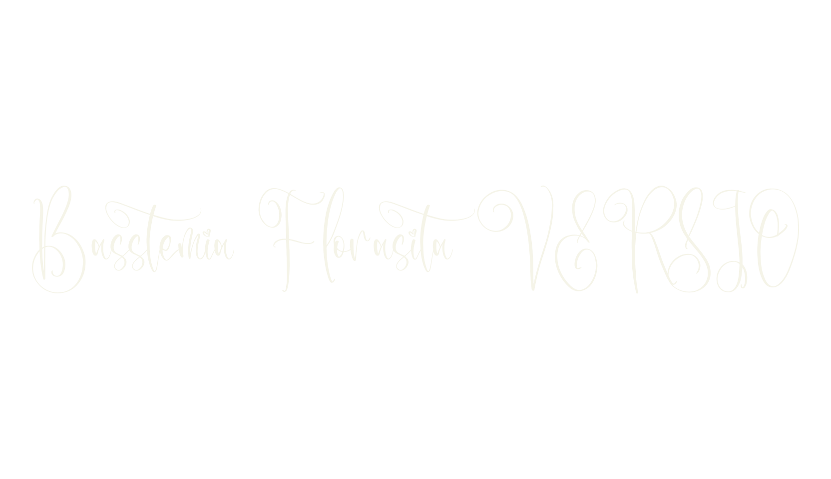 Basstemia Florasita VERSIO, script font preview
