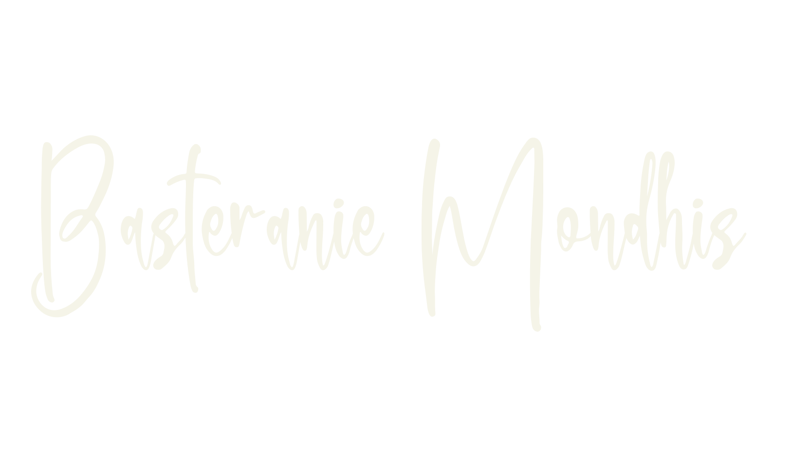 Basteranie Mondhisa, script font preview