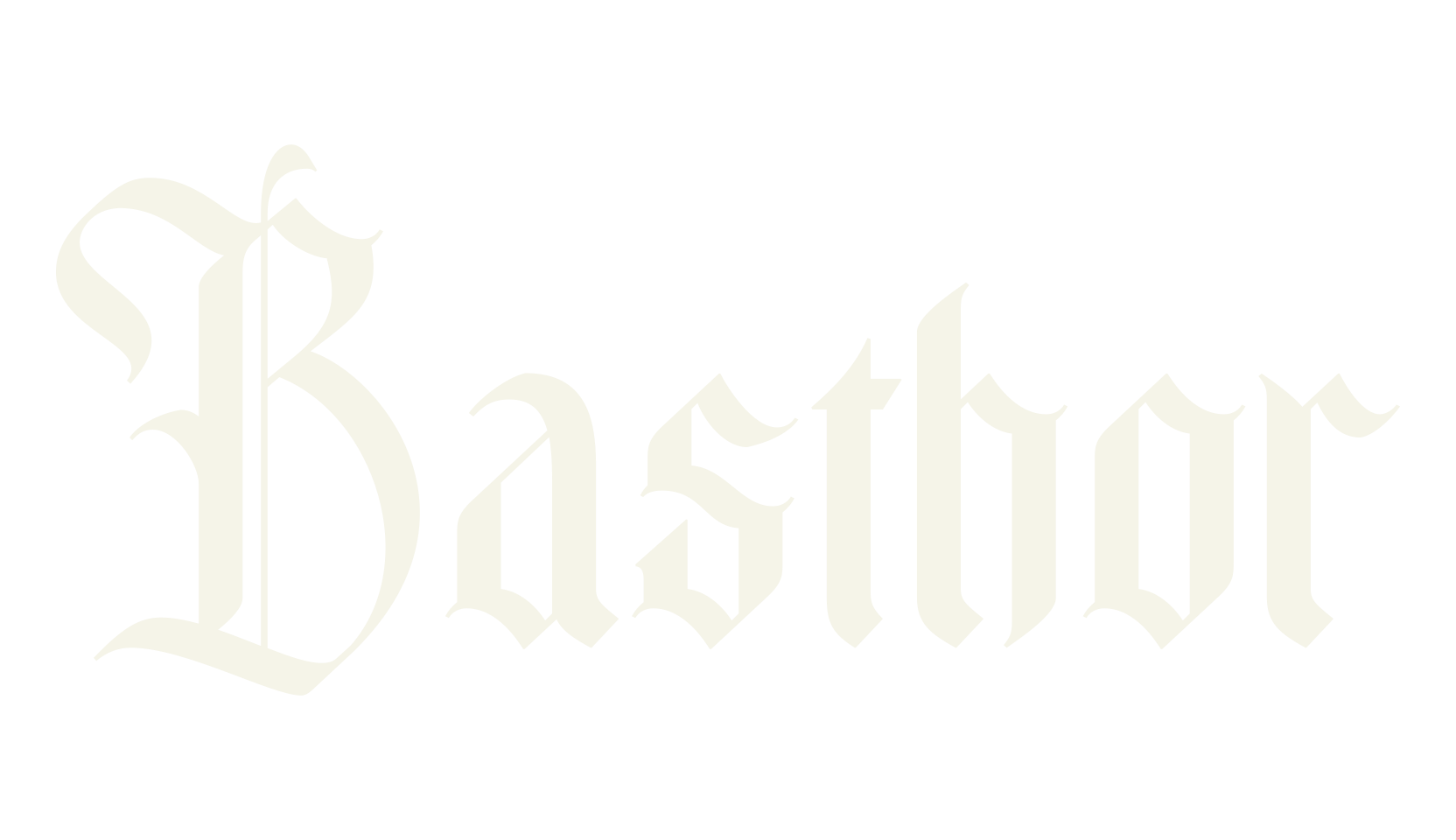 Basthor, old english font preview