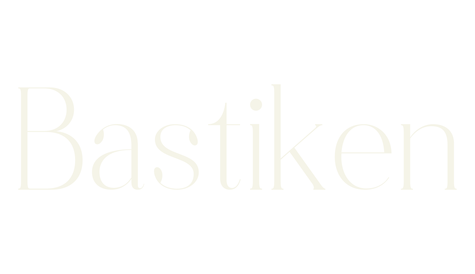 Bastiken, serif font preview