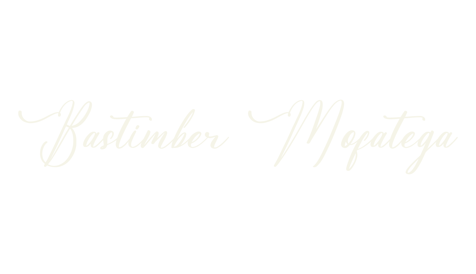 Bastimber Mofatega, script font preview