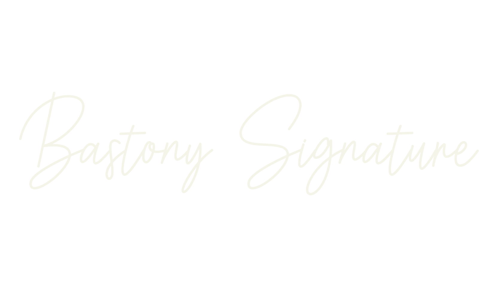 Bastony Signature, pretty font preview