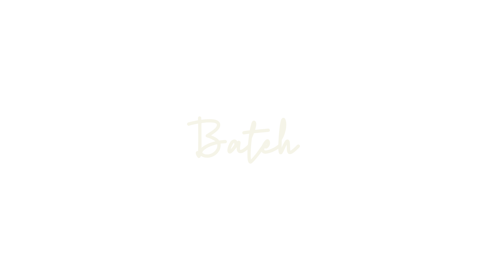 Bateh, script font preview