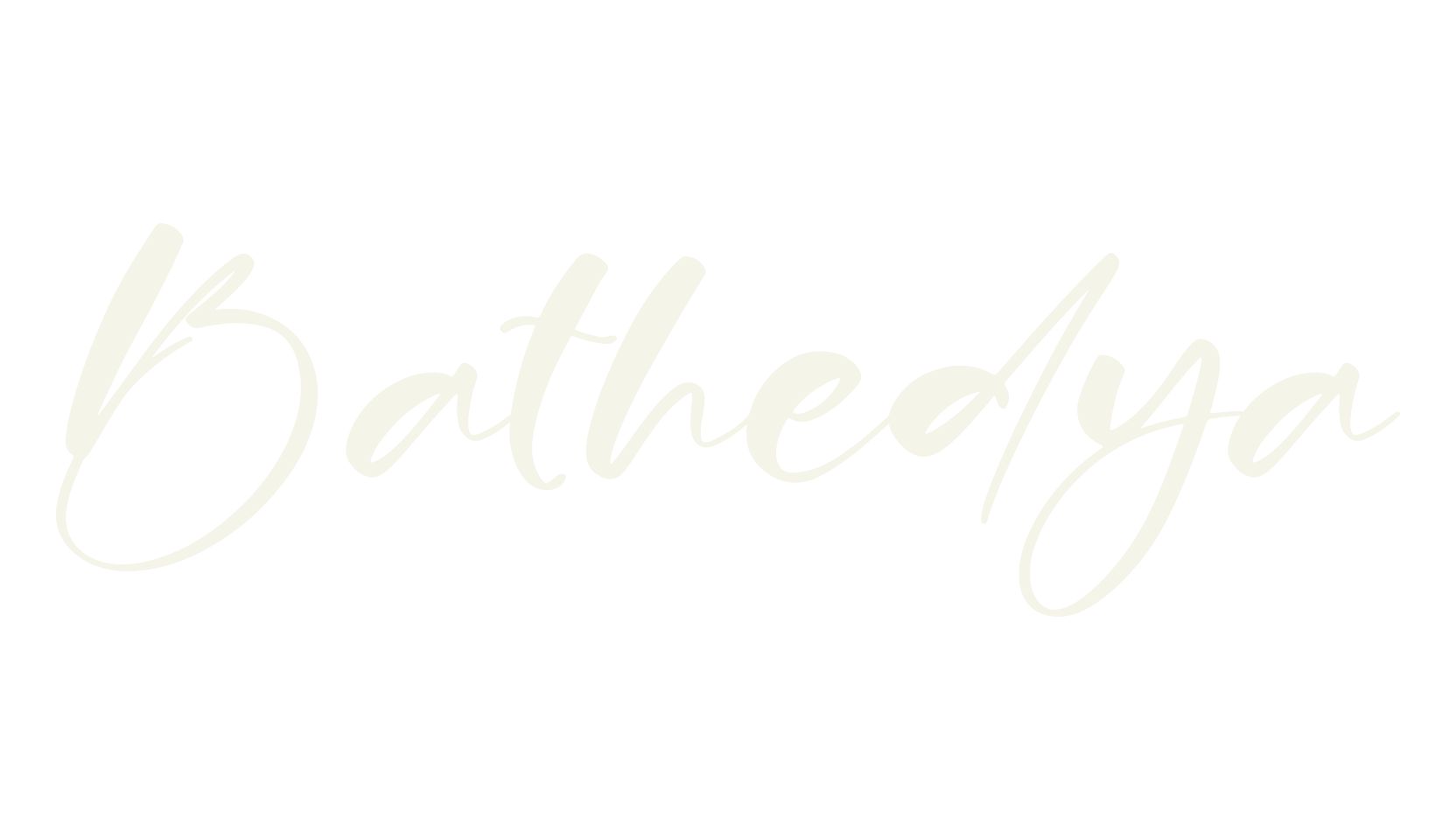Bathedya, script font preview