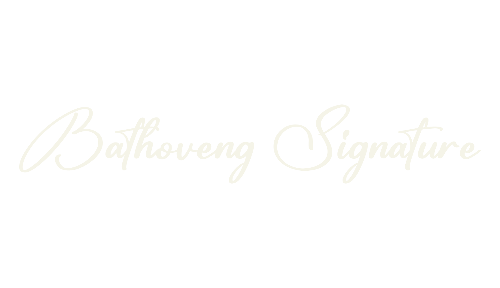 Bathoveng Signature, script font preview