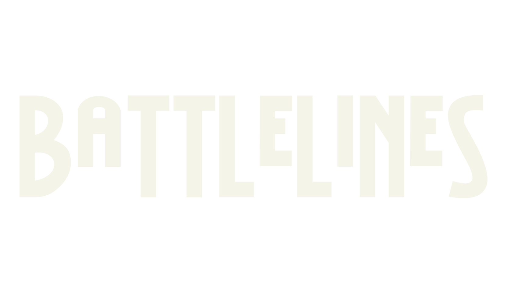 BattleLines, display market font preview