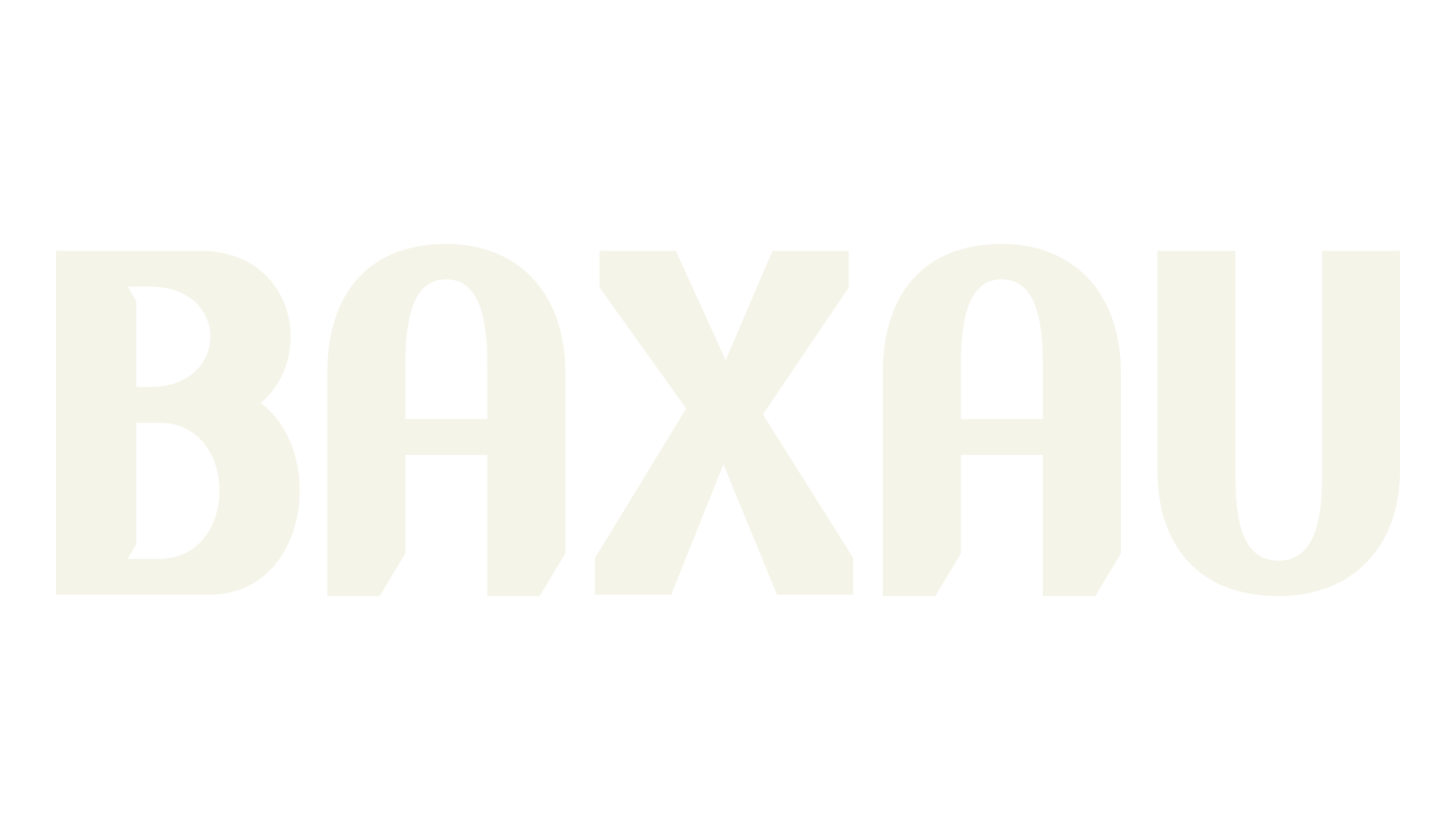 BAXAU, hero font preview