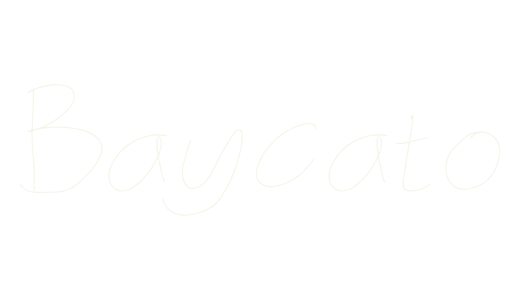 Baycato, handwriting font preview