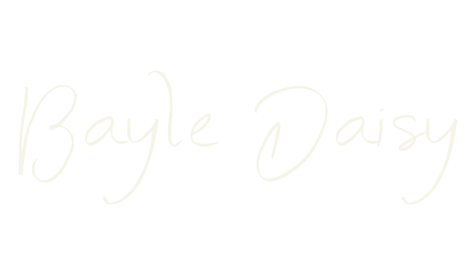 Bayle Daisy, handwriting font preview