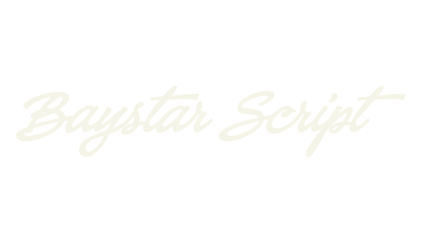 Baystar Script, fashion script font preview