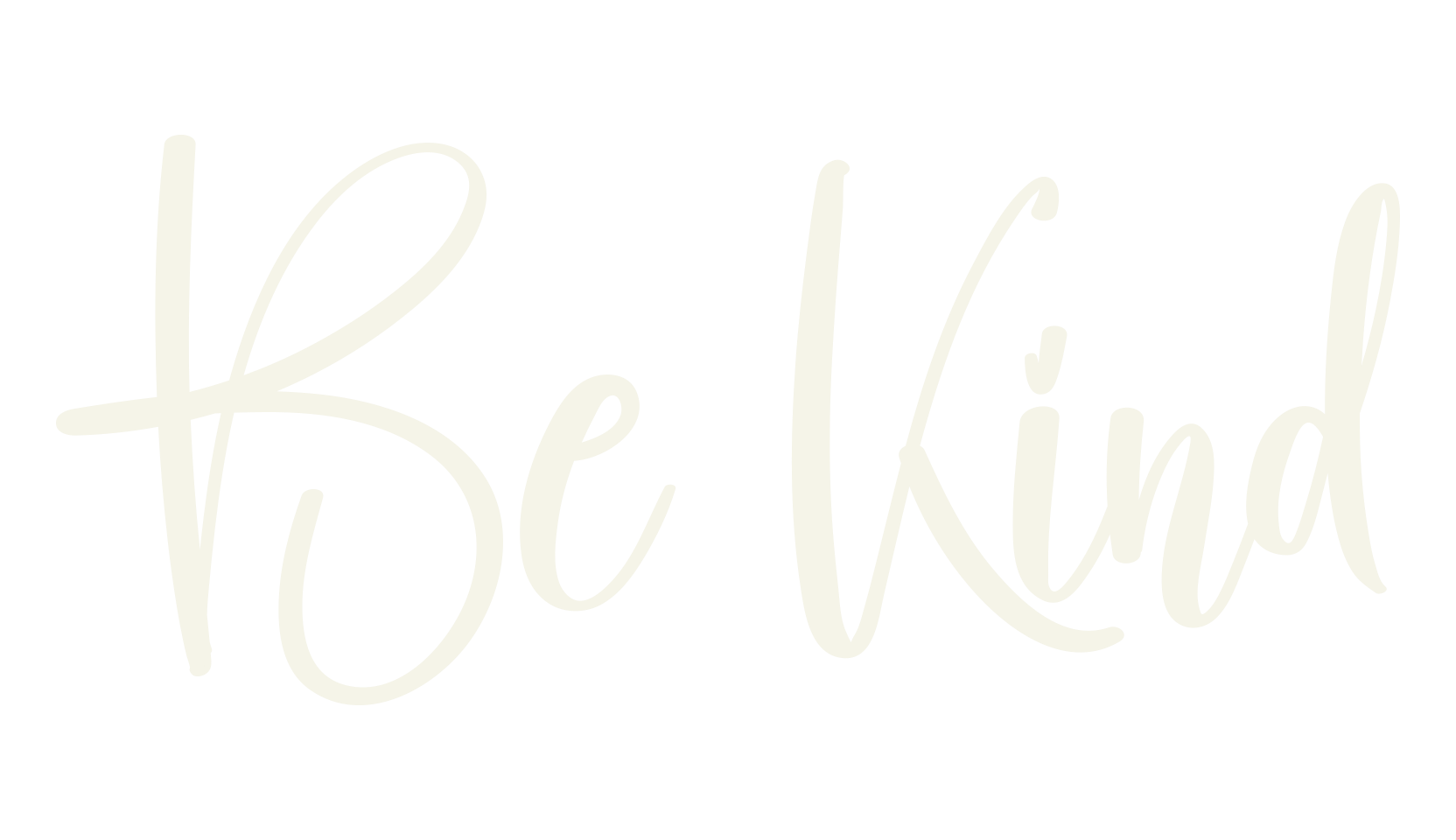Be Kind, calligraphy font preview